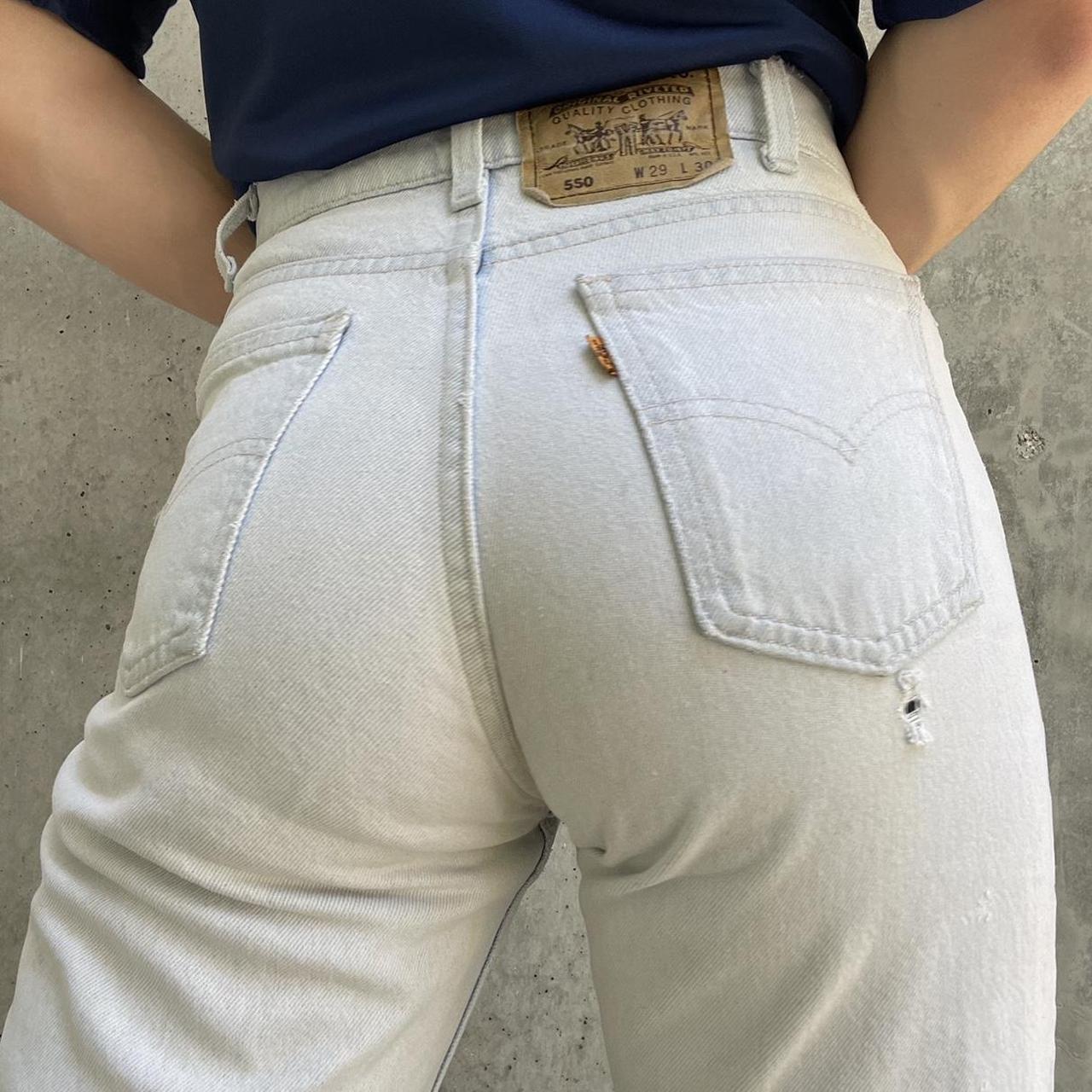 VINTAGE 550 DENIM JEANS - LIGHT WASH