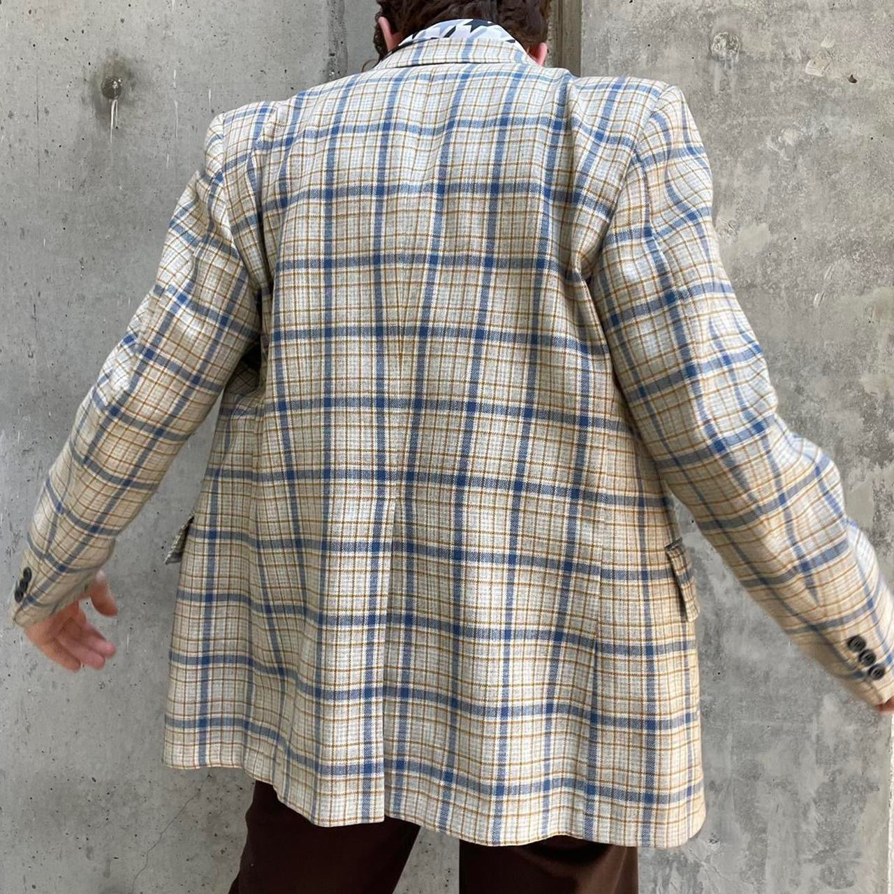 VINTAGE PLAID BLAZER